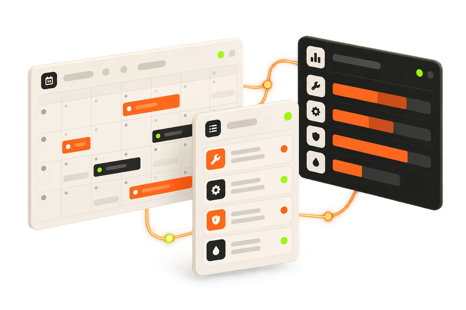 Calendario de mantenimiento y tareas para comparar el coste de una web.